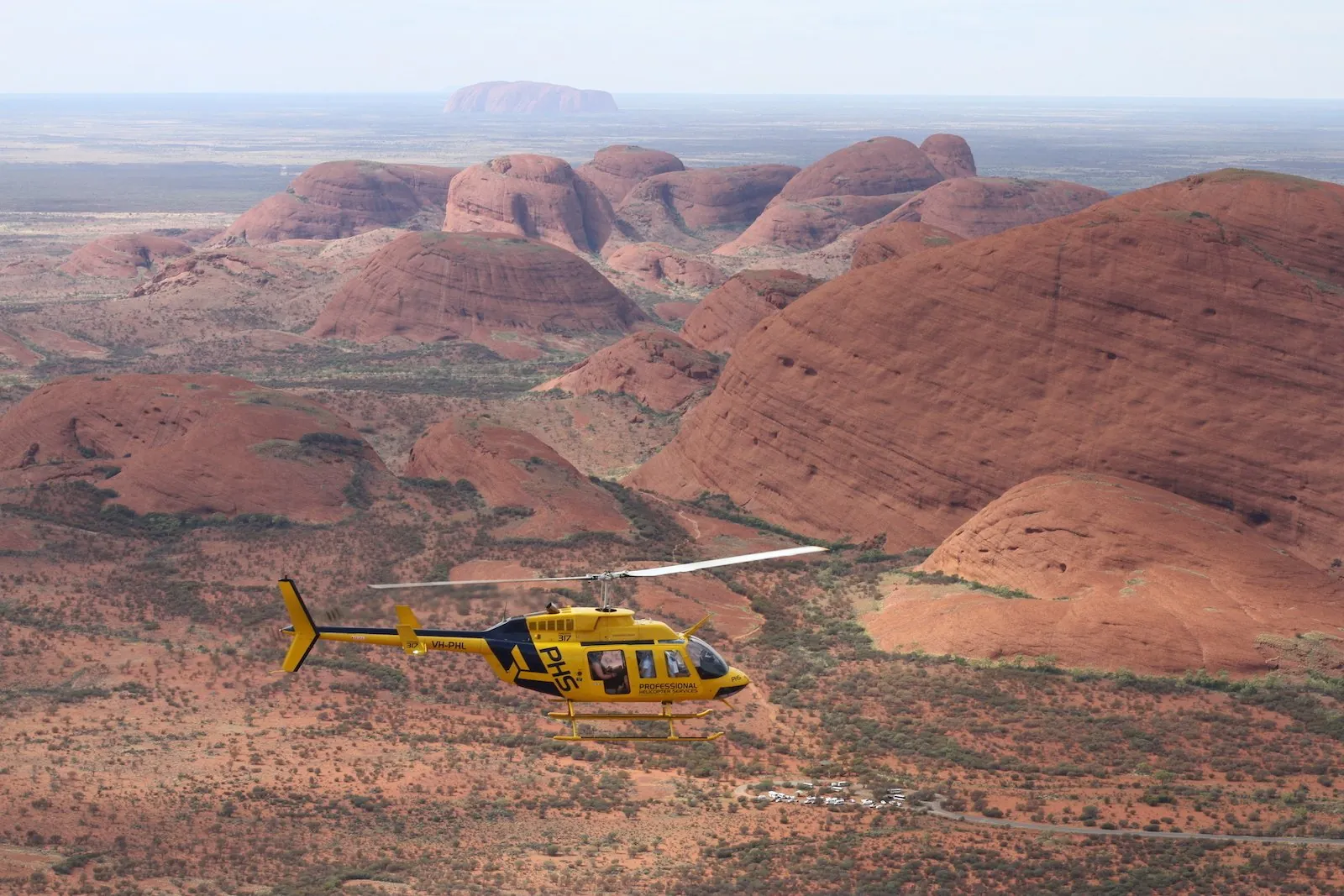 Yulara: Uluru and Kata Tjuta Sunset Helicopter Tour